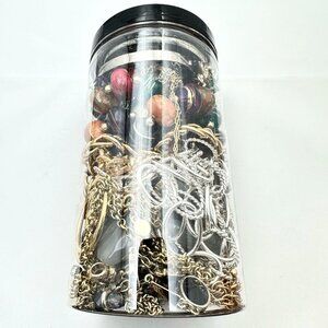 Mystery Jewelry Jar #1880 Wearable Quality Pieces 2lbs Necklace Bracelet Earring